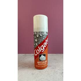 Colgate 1049693 Vintage Instant Regular Shave Cream 2.25 Oz Palmolive Small Travel Prop