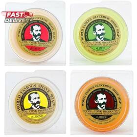 Colonel Conk 711181920321 Col. Shave Soap 2.25 Ounces Variety 4 Pack