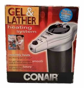 Conair Hgl1 Heating System Hot Gel Shave Cream Lather Machine Open Box