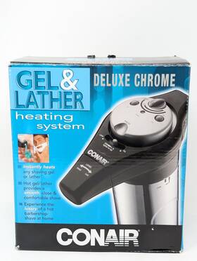Conair Hgl11r New Hgl11 Gel And Lather Heating System Machine Deluxe Chrome