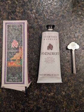Crabtree & Evelyn 044936054645 And Aromatic Sandalwood Shave Shaving Cream 3.5oz -new