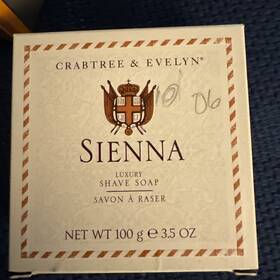 Crabtree & Evelyn 044936080460 Sienna Shave Soap Refill For Bowl 3.5 Oz New Older Stock