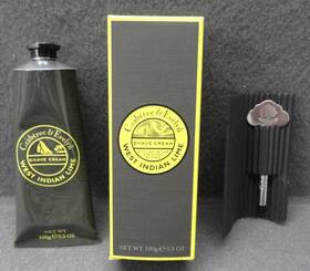 Crabtree & Evelyn 044936251983 New And Gb Shave Cream 3.5oz 100g West Indian Lime Vetiver Ginger