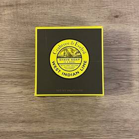Crabtree & Evelyn 044936252003 And West Indian Lime Shave Soap In Bowl 3.5 Oz Nib Discontinued