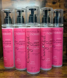 Crazy Girl 638258702188 Pretty Plumeria Wanna Be Naked Shave Creme Cream With Pheromones 8oz