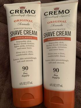 Creamo 853382004261 2pack Cremo Barber Grade Sandalwood Shave Cream 6oz Each