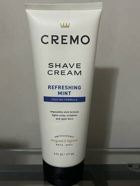 Cremo 004087 Cooling Shave Cream Refreshing Mint 6fl Oz