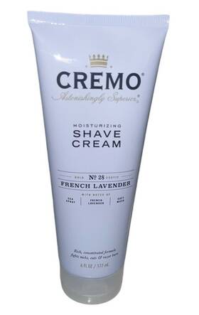 Cremo 00420-9 Moisturizing Shave Cream No 28 French Lavender Scent 6 Oz New