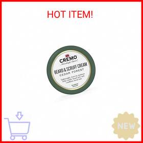 Cremo 4650 Beard And Scruff Cream Cedar Forest 4 Oz - Soothe Itch Condition An