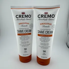 Cremo 726084160194 2-pack Barber Grade Sandalwood Shave Cream Ultra-slick 6 Oz X2