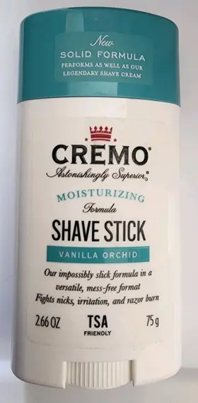 Cremo 811847031924 Shave Stick Vanilla Orchid 2.66 Oz Solid Cremo 811847031924 Shave Stick Vanilla Orchid 2.66 Oz Solid