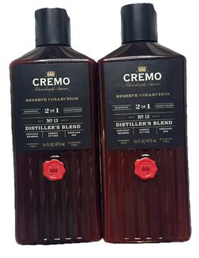 Cremo 811847034352 2 X Reserve Collection #13 Distillers Blend Shampoo Conditioner New