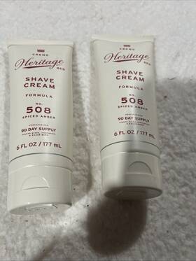 Cremo 811847035489 2 Heritage Shave Cream Red No. 508 Spiced Amber 6 Fl Oz 177 Ml New