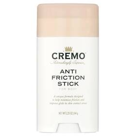 Cremo 811847036912 Anti Friction Stick For Body Improve Glide In Skin Contact Areas 2.25 Oz