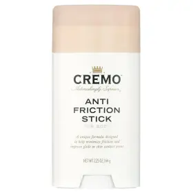 Cremo 811847036912 Anti Friction Stick For Body Improve Glide In Skin Contact Areas 2.25 Oz