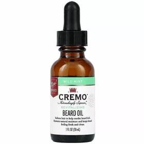 Cremo 853382004117 Mens Revitalizing Beard Oil Wild Mint 1 Oz