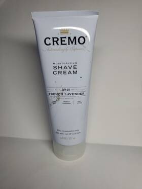 Cremo 853382004209 Moisturizing Shave Cream French Lavender 6 Fluid Ounce