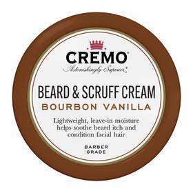 Cremo 858098007063 Beard And Scruff Cream Bourbon Vanilla 4oz