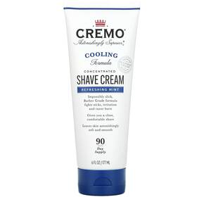 Cremo Cmo-00408 Concentrated Shave Cream Refreshing Mint 6 Fl Oz 177 Ml