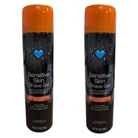 Cvs 050428389409 2 X Brand Sensitive Skin Shave Gel With Cooling Conditioners 7oz