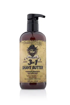 Deadeyedicks 445043362341 3-in-1 Shave Butter For Men Natural Shaving Cream Mens Face