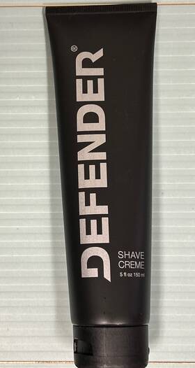 Defender 511144482262 Shave Creme Tube 5 Fl.oz/150 Ml New