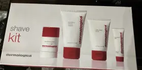 Dermalogica 666151000698 Gift Shave Kit Pre-shave Guard Post-shave Balm Cream Scrub New