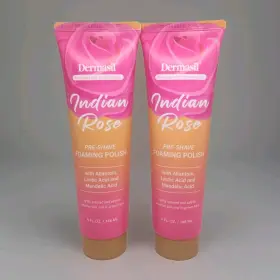 Dermasil 043834040392 2x Indian Rose Pre-shave Foaming Polish 5oz Developed With Dermatologists Dermasil 043834040392 2x Indian Rose Pre-shave Foaming Polish 5oz Developed With Dermatologists