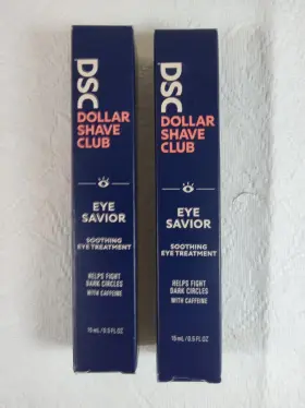 Dollar Shave Club 811346020610 Dsc Eye Savior Fight Dark Circles 15ml/0.5 Fl Ounce X 2