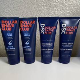 Dollar Shave Club Ar00088 4 Pack Cream Unscented Sensitive Skin 6 Fl Oz For Face