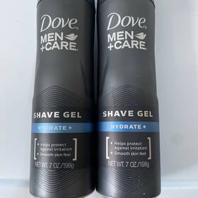 Dove 011111258525 Men Care Shave Gel Hydrate Protects7oz Smooth Skin Feel Htf Retired 2pk