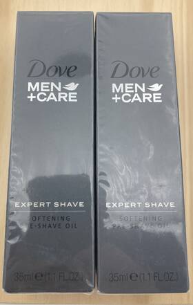 Dove 011111342064 2 Pack Sealed Men Care Expert Shave Pre Oil Free Shipping