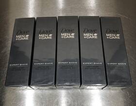 Dove 011111342088 5 Bottles Men Care Expert Shave Softening Pre-shave Oil - Nos