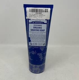 Dr. Bronner Sd0402 Dr. Bronners Certified Organic Body Care Spearmint Peppermint Shaving Gels 7 Fl