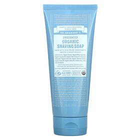 Dr. Bronners Dbr-94004 Dr. Organic Shaving Soap Unscented 7 Fl Oz 207 Ml