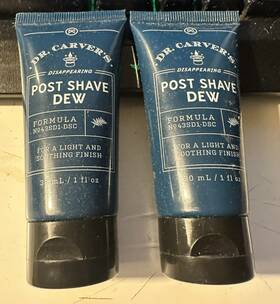 Dr. Carvers 99876543 2 Dr.carvers Post Shave Dew 1 Oz Soothing Finish New Sealed Travel Size