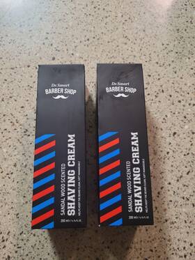 Dr Smart Barber Shop 809520943482 Nib 2 Shaving Cream Sandal Wood Scented 6.76 Fl Oz Each
