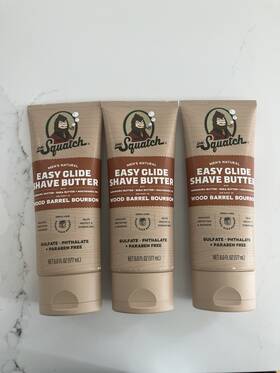 Dr. Squatch 81009559567 3 Dr. Easy Glide Shave Butter - Wood Barrel Bourbon 6 Fl Oz