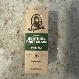 Dr. Squatch 810095596018 Mens Dr. Soothing Post Shave Pine Tar