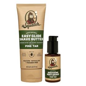 Dr. Squatch 810171570857 Dr. Pine Tar Smooth Shave Bundle - Easy Glide Butter Soothing Post