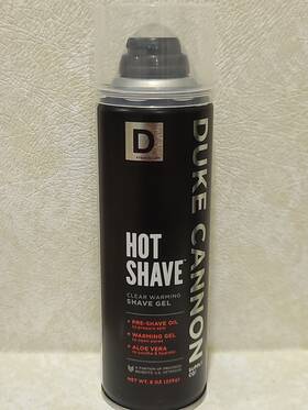 Duke Cannon 850003539942 1 Hot Shave Clear Warming Gel 8 Oz 226 G