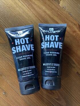 Duke Cannon 850300008134 Hot Shave Clear Warming Gel 2 Fl Oz Travel Size Each Lot Of