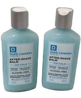 Duke Cannon 854410004673 2 X After Shave Balm Ice Cold Alcohol Free 6 Fl Oz Each