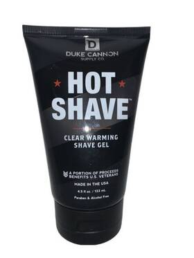 Duke Cannon Hotshave1 Hot Shave Clear Warming Gel - 4.5 Fl Oz
