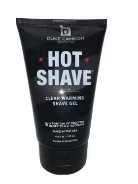 Hotshave1 Duke Cannon Hot Shave Clear Warming Gel - 4.5 Fl Oz