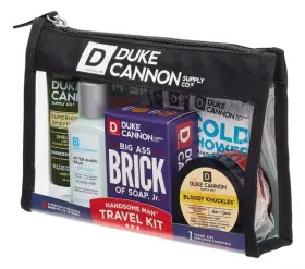 53928 Duke Cannon Supply Co. Handsome Man 7 Piece Travel Kit
