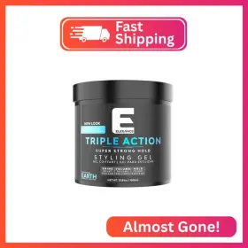 100503 E Elegance Earth Fragrance Triple Action Hair Gel For Men And Women - Super Stro 100503 E Elegance Earth Fragrance Triple Action Hair Gel For Men And Women - Super Stro