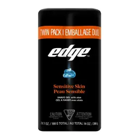 0033782 Edge Sensitive Skin Shave Gel For Men Twin Pack 14 Oz 0033782 Edge Sensitive Skin Shave Gel For Men Twin Pack 14 Oz