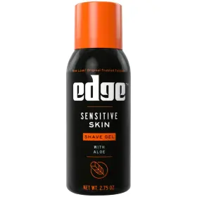Edge 191565040737 Mens Sensitive Skin Formula Shave Gel Soothing Aloe Trial 2.75oz 2 Pack