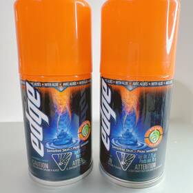 Edge 841058005193 2 Pack Sensitive Skin Shave Gel With Aloe Travel Size 2.75 Oz
